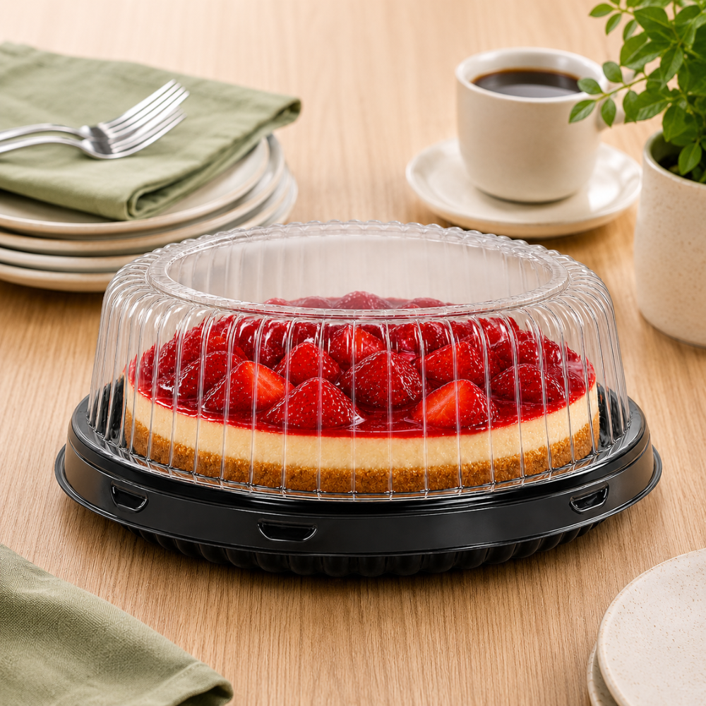 EMBALAGEM PET TORTA MINI PT- D 35B - CX C/100