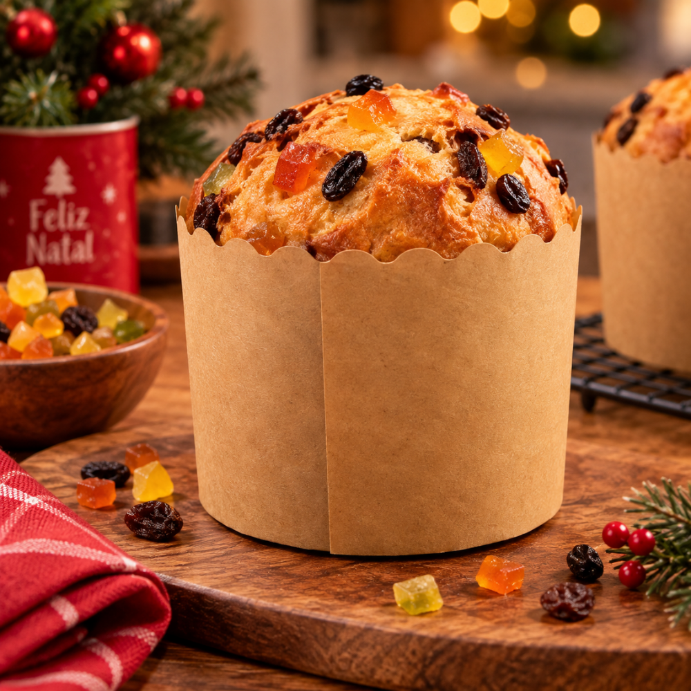 ASSADEIRA P/PANETONE 500G - PC C/100