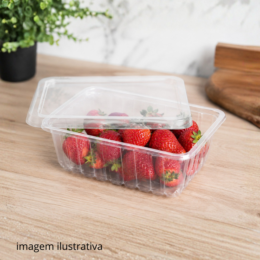 POTE 1000ML C/TAMPA RET PP - KPR-1000 - PC C/24