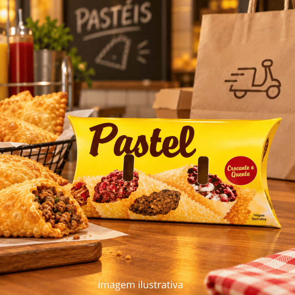 EMBALAGEM PARA PASTEL VIAGEM - PC C/50
