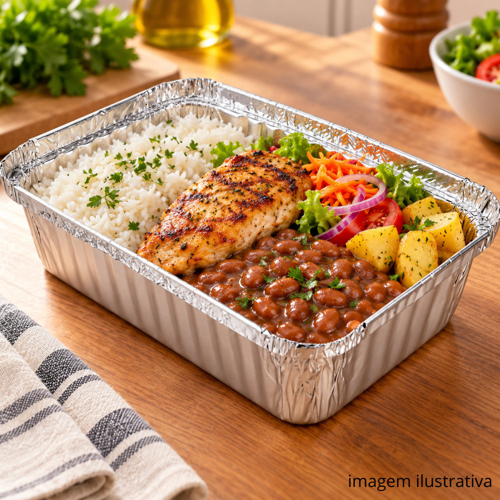 BANDEJA RET C/ TAMPA PET - 750ML M131 - CX C/50