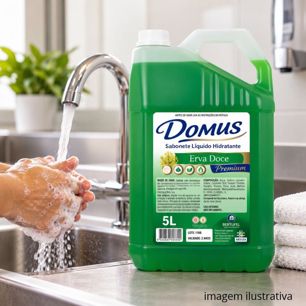 SABONETE LIQ DOMUS ERVA DOCE 5L - UN