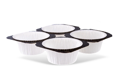 BANDEJA MUFFIN 50X40MM BRANCA PC C 30