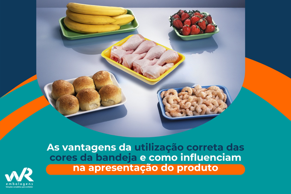 Como as cores das bandejas valorizam o seu produto