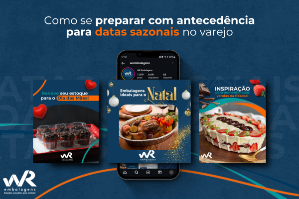 Prepare-se com antecedência para as datas sazonais