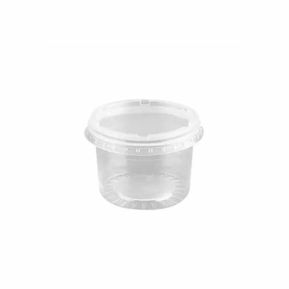 POTE 145ML PP C/TAMPA CRISTAL - G 307SF - CX C/34X25