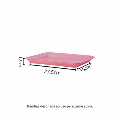 BANDEJA B4 RASA ROSA - CR-004 - FD C/4X100