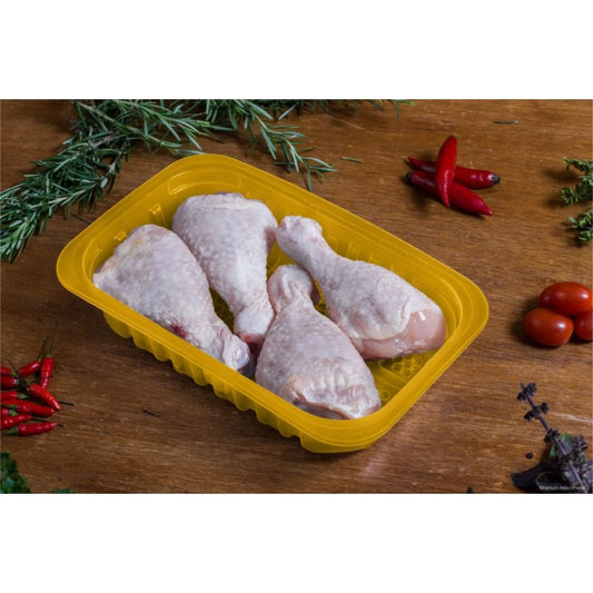 BANDEJA ALTA BARREIRA 15X23X1,5 AMARELA - CX C/360