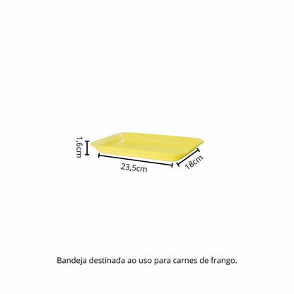 BANDEJA B3 FUNDA AMARELA - CFL-003 - FD C/4X100