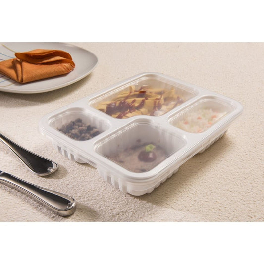 BANDEJA REFEICAO 4 DIV BR 1225ML - G 324 - CX C/100