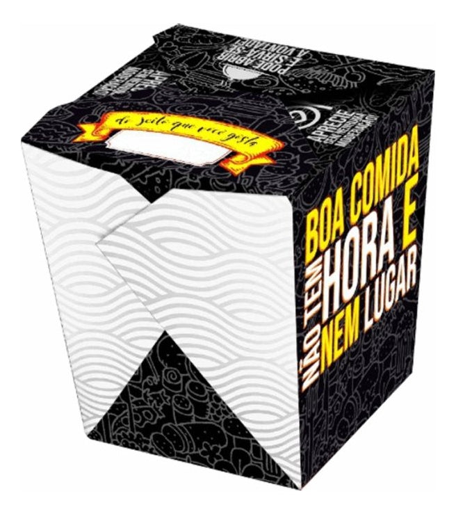 EMBALAGEM PARA REFEICAO BOX 500ML PRETA - PC C/50