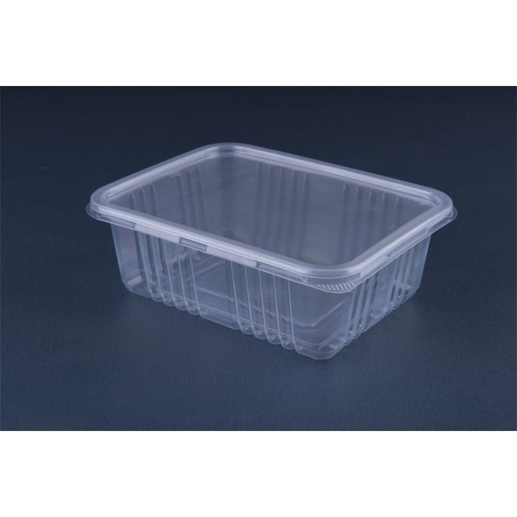 POTE 500ML PP C/TAMPA CRISTAL - G 306 - CX C/100