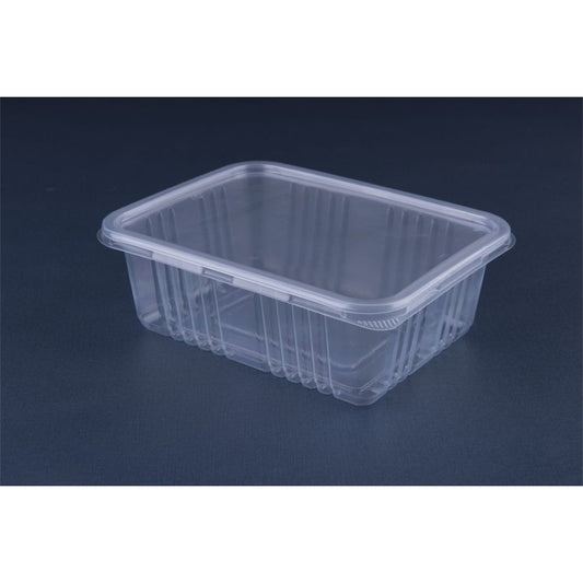 POTE 500ML PP C/TAMPA CRISTAL - G 306 - CX C/100