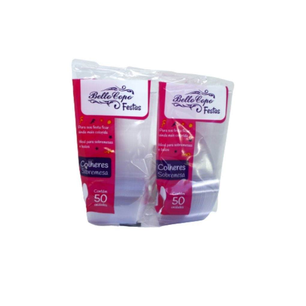 COLHER SOBREMESA CRISTAL - TCSC-50 - CX C/20X50