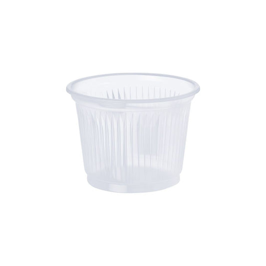 POTE 250ML S/TAMPA BRANCO PS - PT250 - CX C/20X50