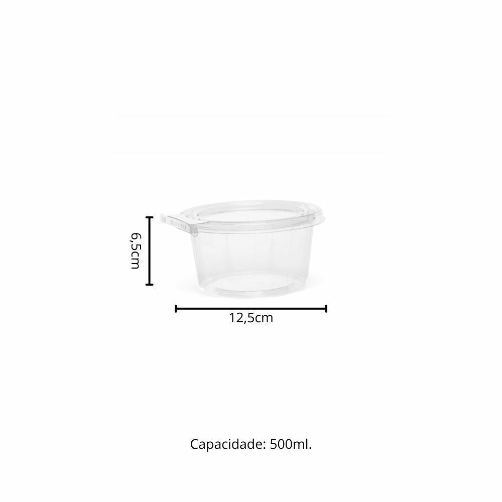 POTE 500ML COM LACRE PET - F771 - CX C/100