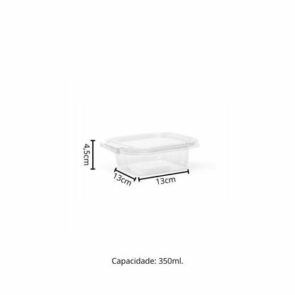 POTE 350ML COM LACRE QUADRADO - F731 - CX C/100