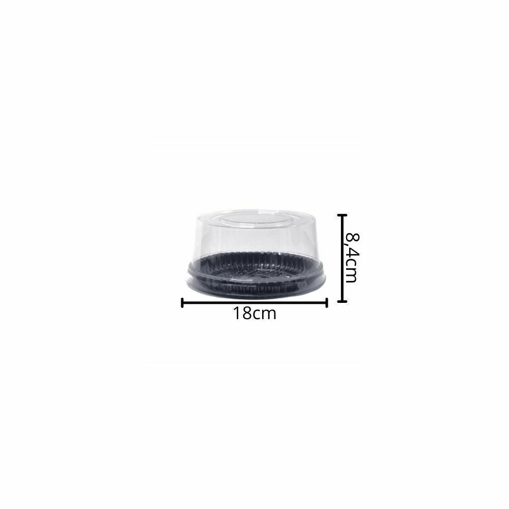 EMBALAGEM PET TORTA MINI BR - D 35A - CX C/100