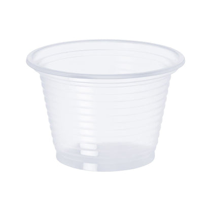 POTE 100ML S/TAMPA TRANSP PS - PTT-100 - CX C/20X100