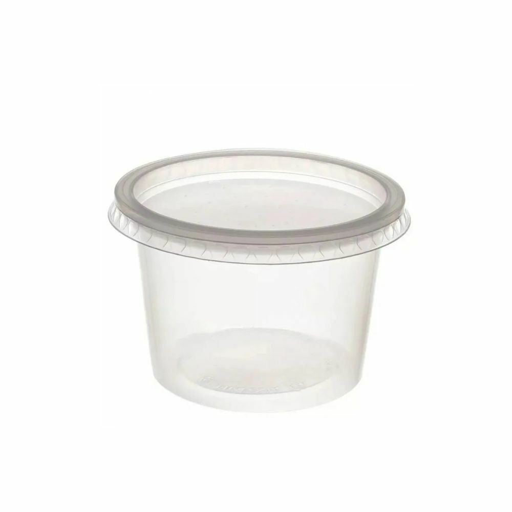 POTE 350ML PP C/TAMPA CRISTAL - G 310SF - CX C/ 16X25