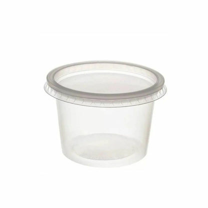 POTE 350ML PP C/TAMPA CRISTAL - G 310SF - CX C/ 16X25