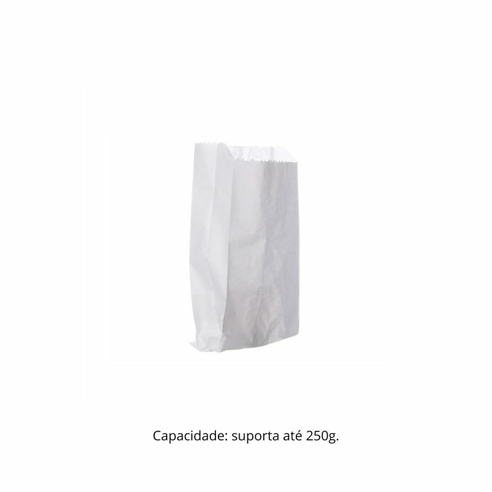 SACO PAPEL 1/4 KG MONOLUCIDO  - CX C/500