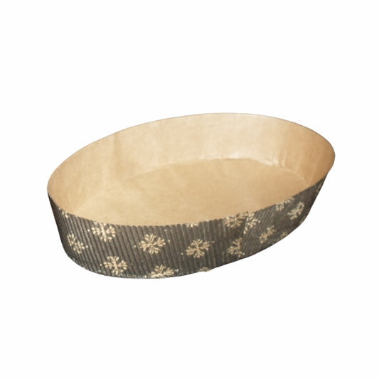 FORMA FORNEAVEL OVAL MICRO DECORADA 300G - PC C/50