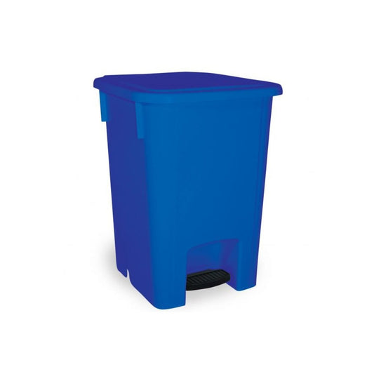 COLETOR COM PEDAL SEM RODAS 15L AZUL