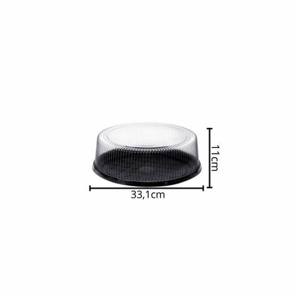EMBALAGEM PET TORTA GRANDE PT - P 60M - CX C/50