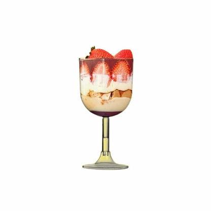 TACA P/VINHO PMMA 260ML CRISTAL -TC-260. - CX C/14X4