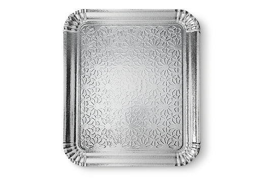 BANDEJA LAMINADA PRATA 17,5X21,5CM N 02 - PC C/20