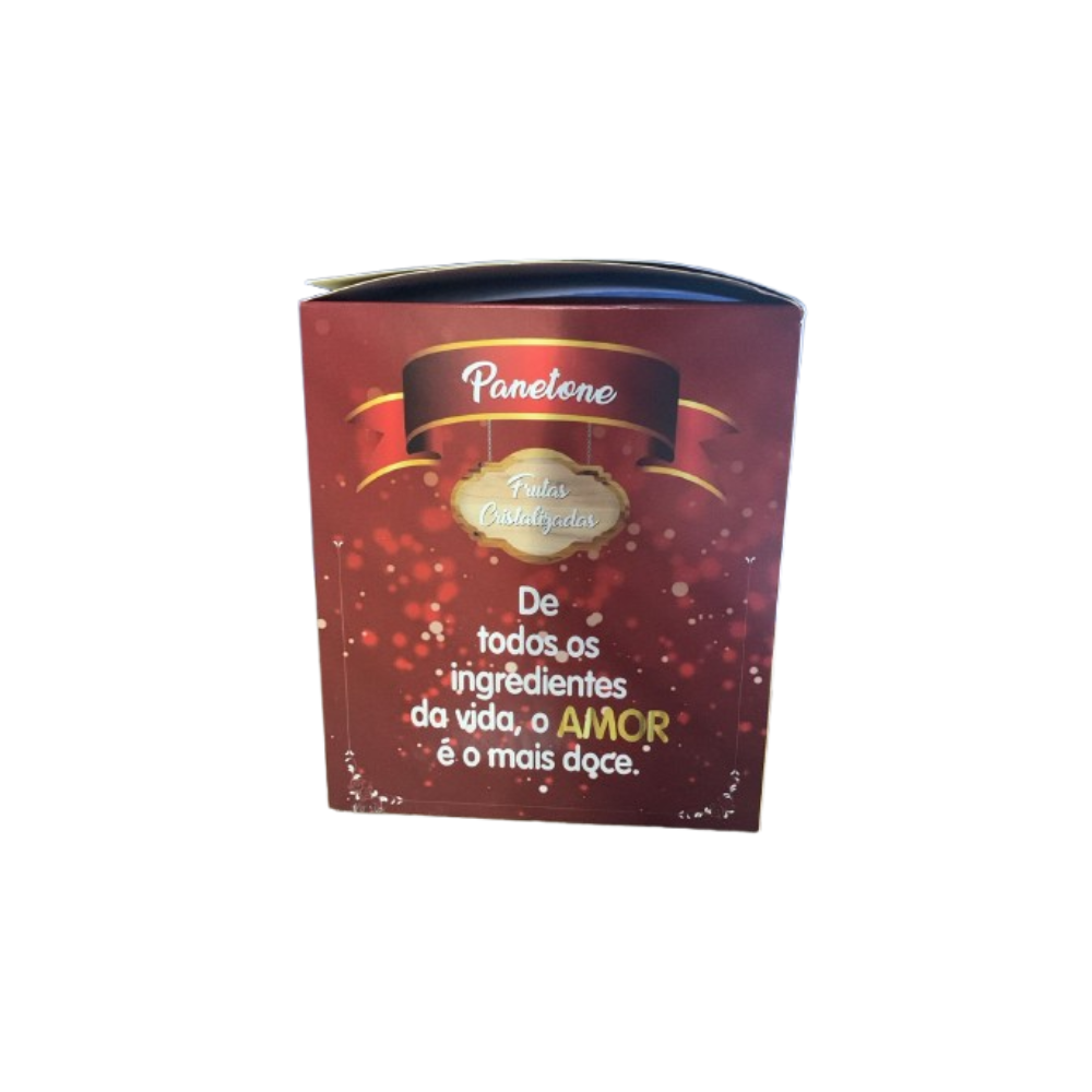 CAIXA P/ PANETONE FRUTAS CRISTALIZADAS - PC C/25