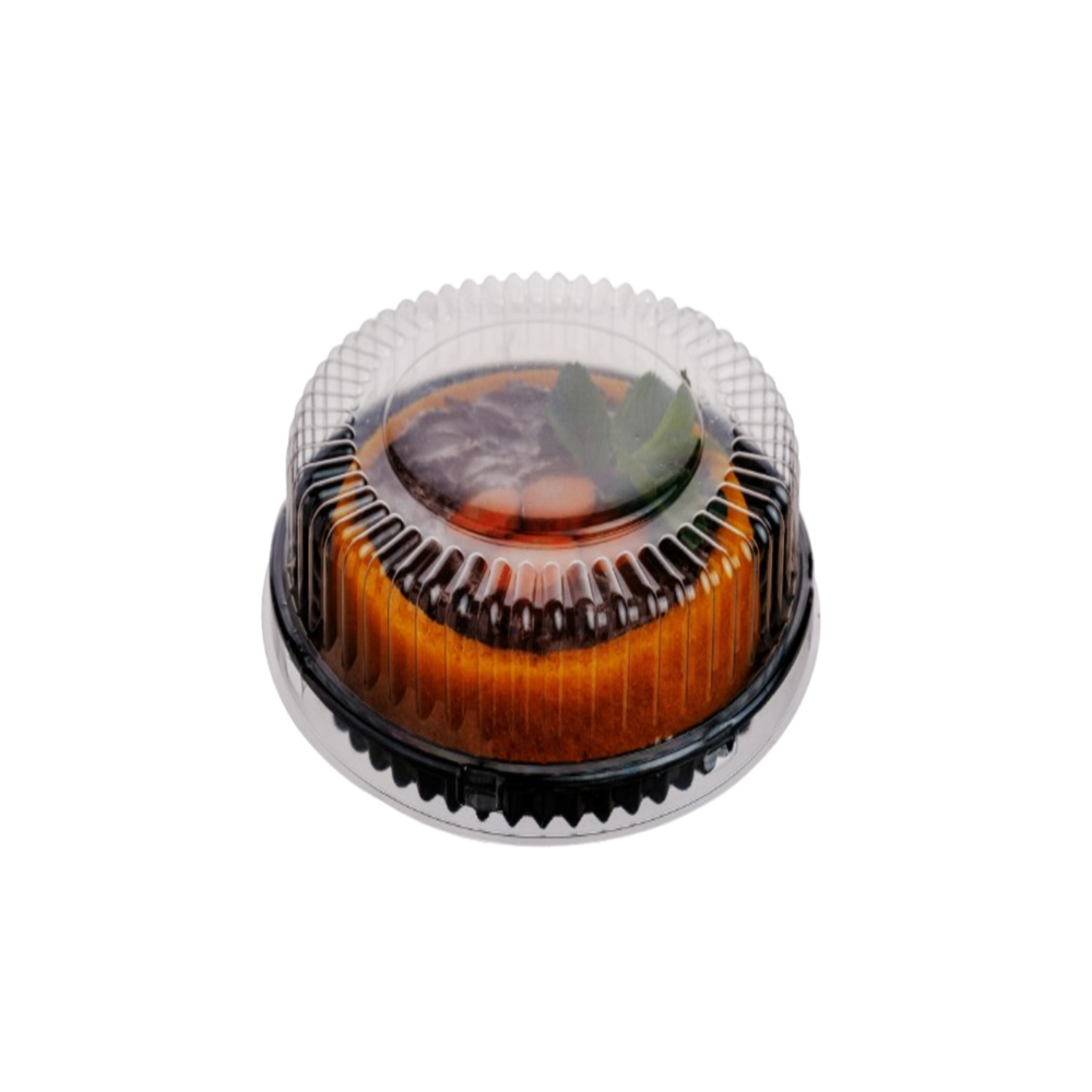 EMBALAGEM PET TORTA MINI PT - D 32B - CX C/100
