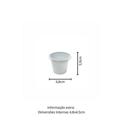 POTE 60ML PET C/TAMPA P/MOLHO BR G697SF - PC C/20