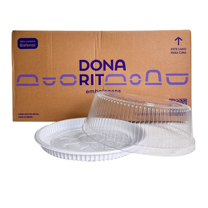 EMBALAGEM PET TORTA MINI BR - D 56M - CX C/50