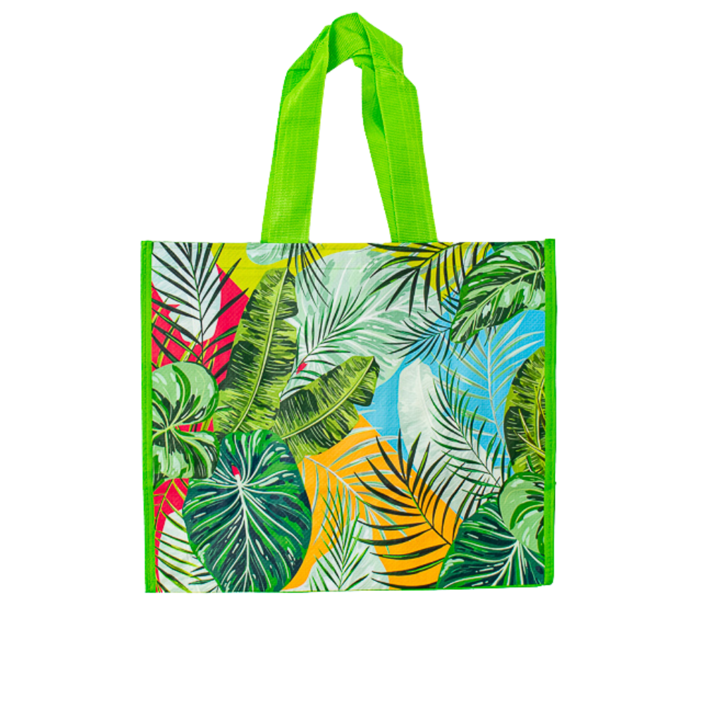 SACOLA RETORNÁVEL VERDE 40X35CM MODELO R01, PACOTE COM 10 UNIDADES.