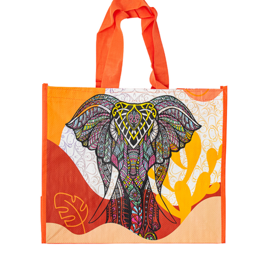 SACOLA RETORNAVEL 40X35 LARANJA R05 - PC C/10