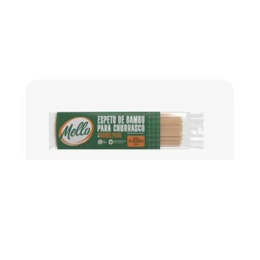 ESPETO PARA CHURRASCO BAMBU 30CM - PC C/50