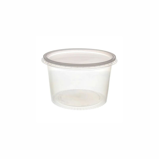 POTE 140ML C/TAMPA CRISTAL - PP - CX C/34X25