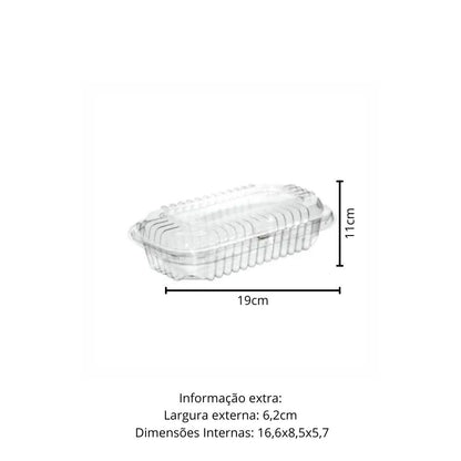 EMBALAGEM PET LEVA DOCE ALTO - G 10 - CX C/100
