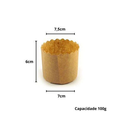 ASSADEIRA P/PANETONE 100G - PC C/100