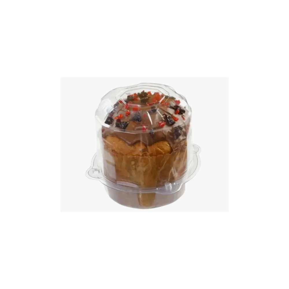 EMBALAGEM PET PANETONE CR - G 33 - CX C/100