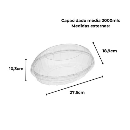 EMBALAGEM PET COLOMBA 2000ML - G 34 - CX C/100