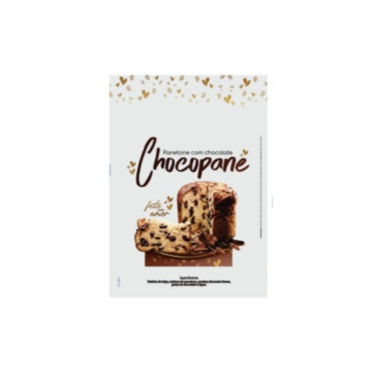 SACO PLAST POLIPROP IMPR CHOCOPANE 14X23 - PC C/100