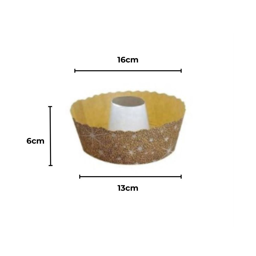 FORMA FORNEAVEL TORTA SUICA KRAFT DECORA - PC C/100