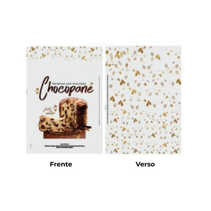 SACO PLAST POLIPROP IMPR CHOCOPANE 25X35 - PC C/100