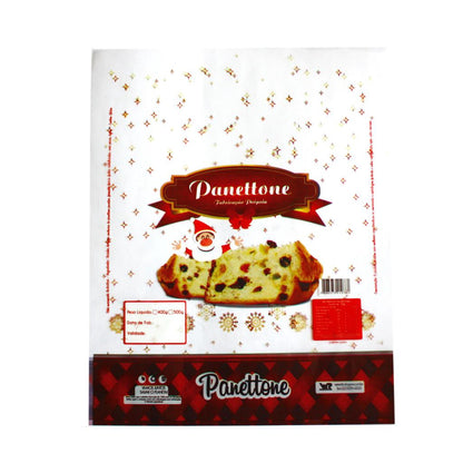 SACO PLAST POLIPROP IMPR PANETONE 25X35 - PC C/100