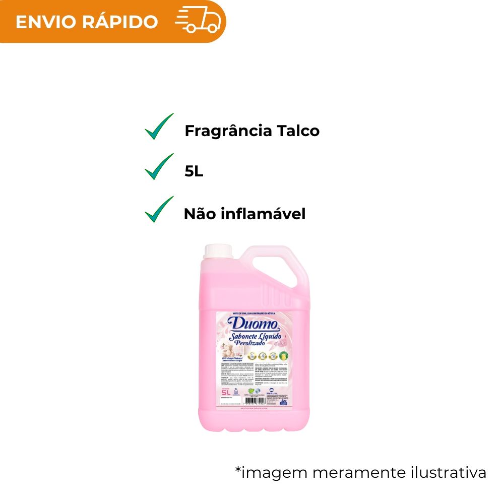 SABONETE LIQ PEROL. DUOMO TALCO 5L - UN