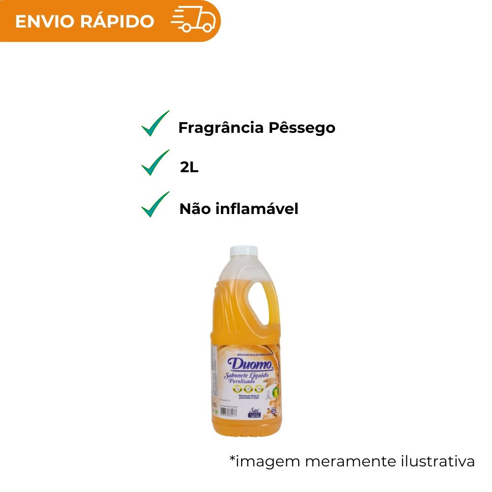 SABONETE LIQ PEROL. DUOMO PESSEGO 2L - UN