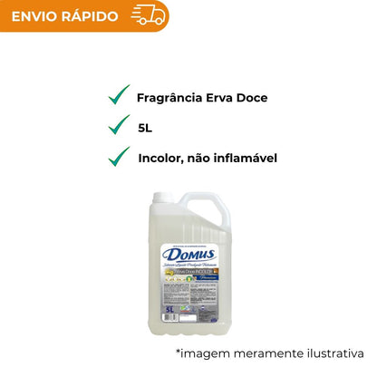 SABONETE LIQ DOMUS ERVA DOCE INCOLOR 5L